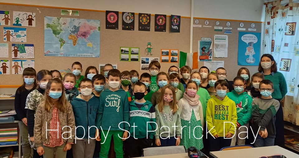Joyeuse Saint Patrick day from SAINTE ANNE SCHOOL !