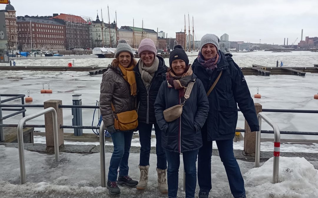 Quatre enseignantes de l’ecole en formation en Finlande